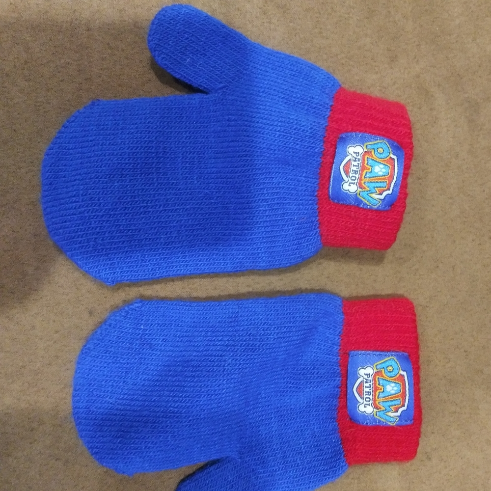 Toddler Paw Patrol gloves NEW, Winter Hat & Gloves